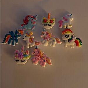 CROCS Colorful Unicorn Accessories Set